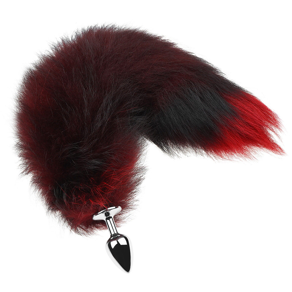Plug anal queue de renard - Rouge
