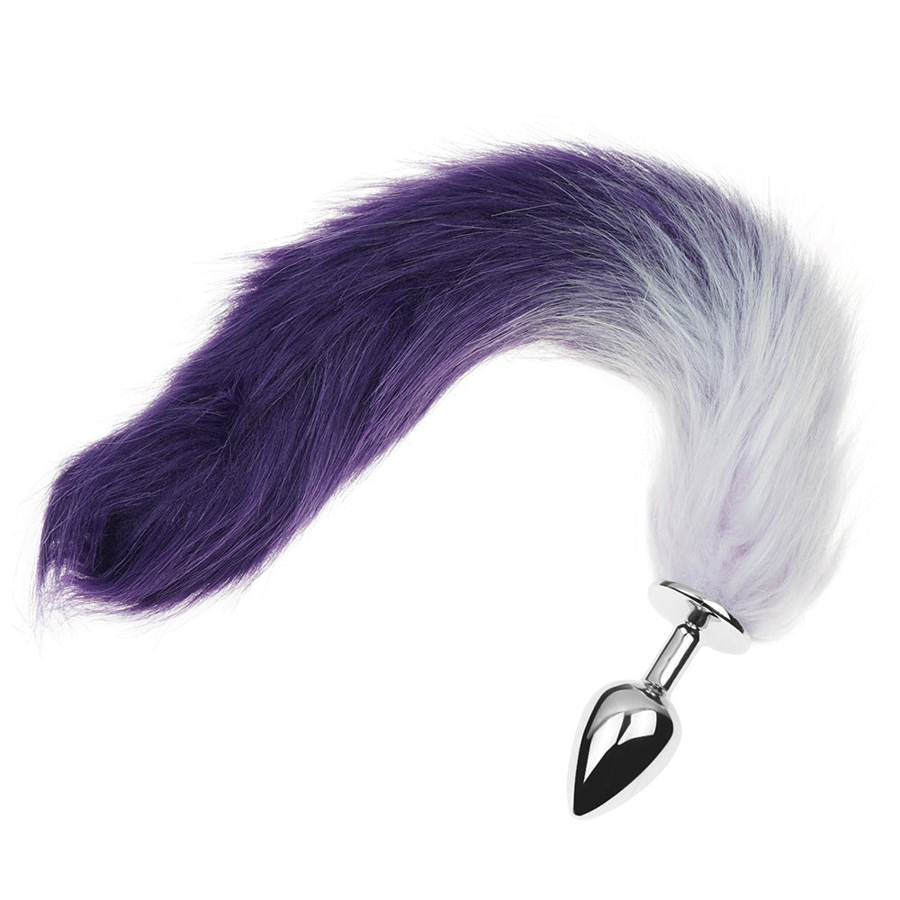 Plug anal queue de renard - violet