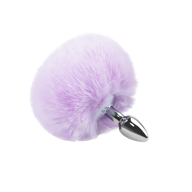 Plug anal en forme de queue de lapin - violet