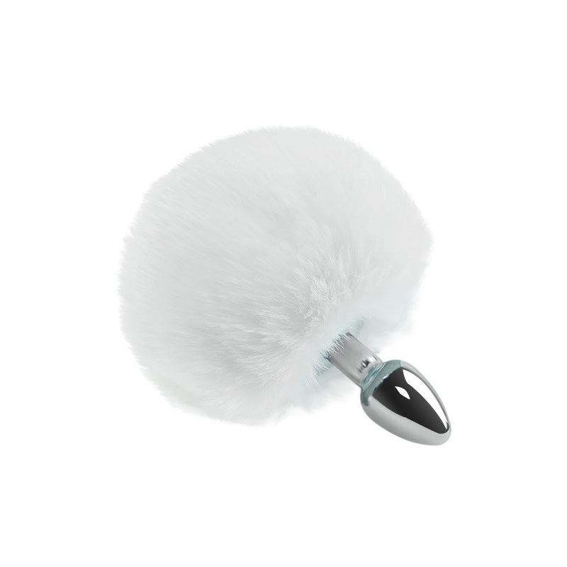 Plug anal en forme de queue de lapin - Blanc