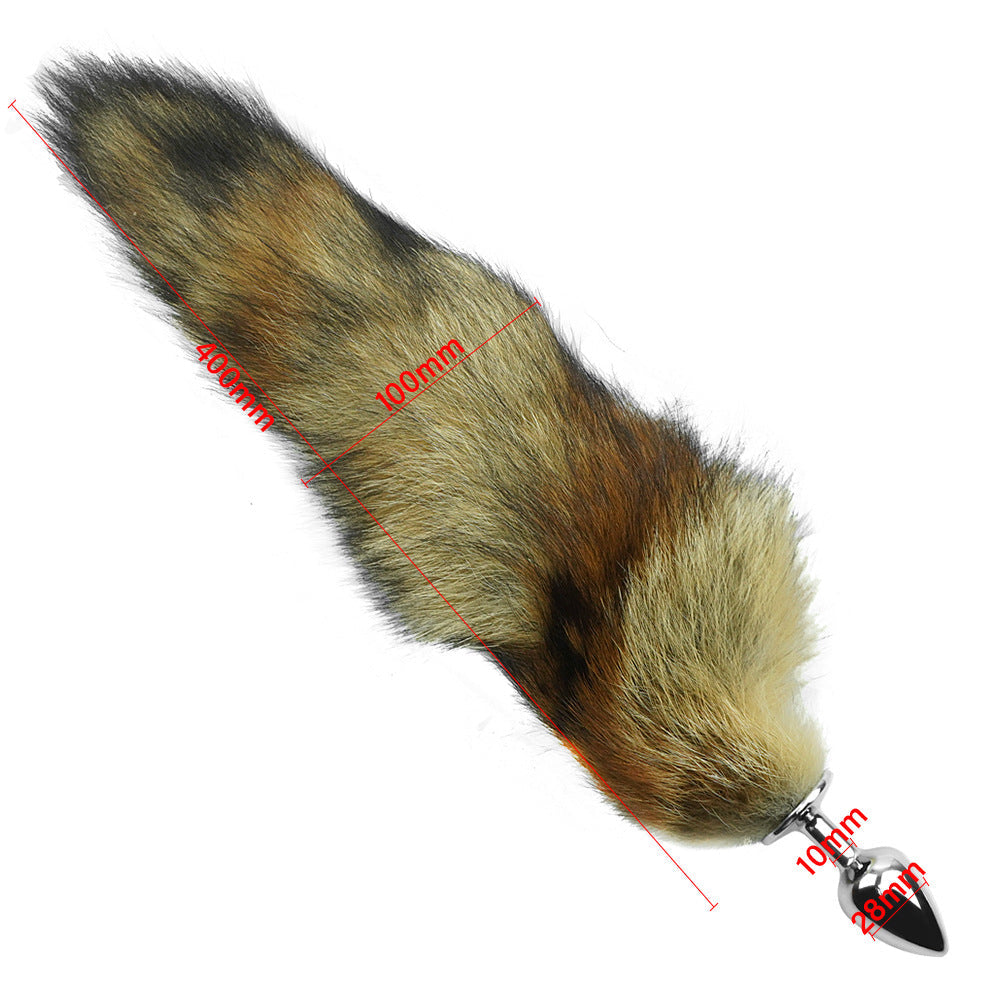 Ensemble de plug anal en queue de renard avec oreilles