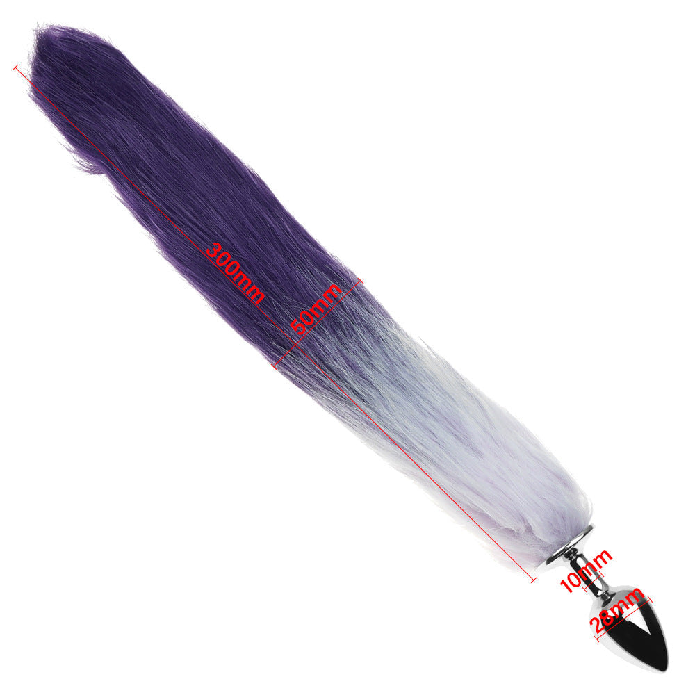 Plug anal queue de renard - violet