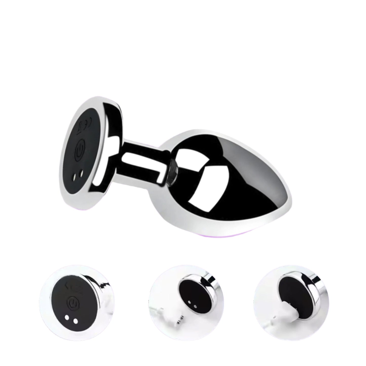 Plug anal vibrant avec télécommande - A