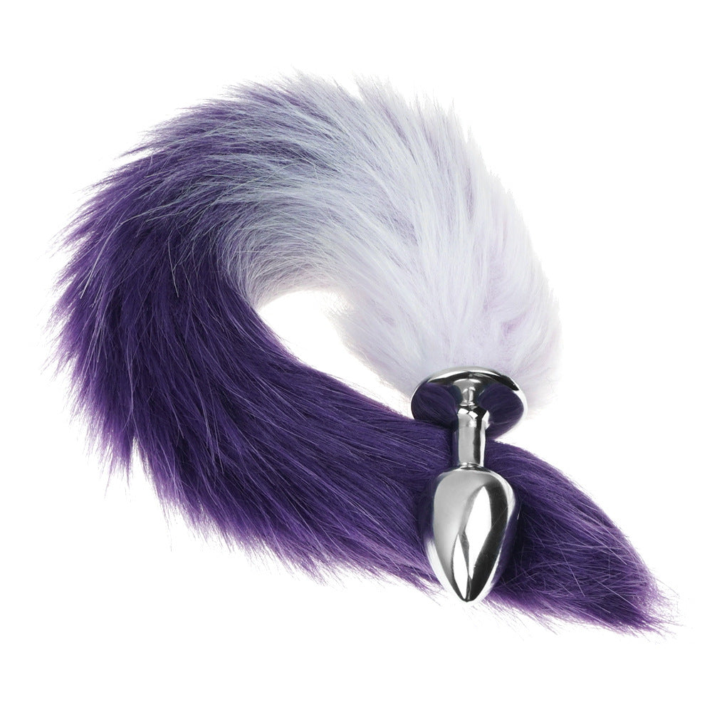 Plug anal queue de renard - violet
