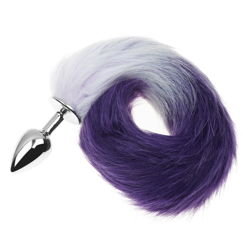 Plug anal queue de renard - violet