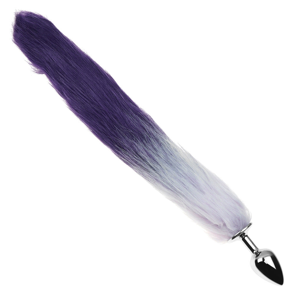 Plug anal queue de renard - violet