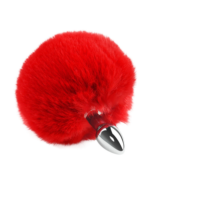 Plug anal en forme de queue de lapin - Rouge