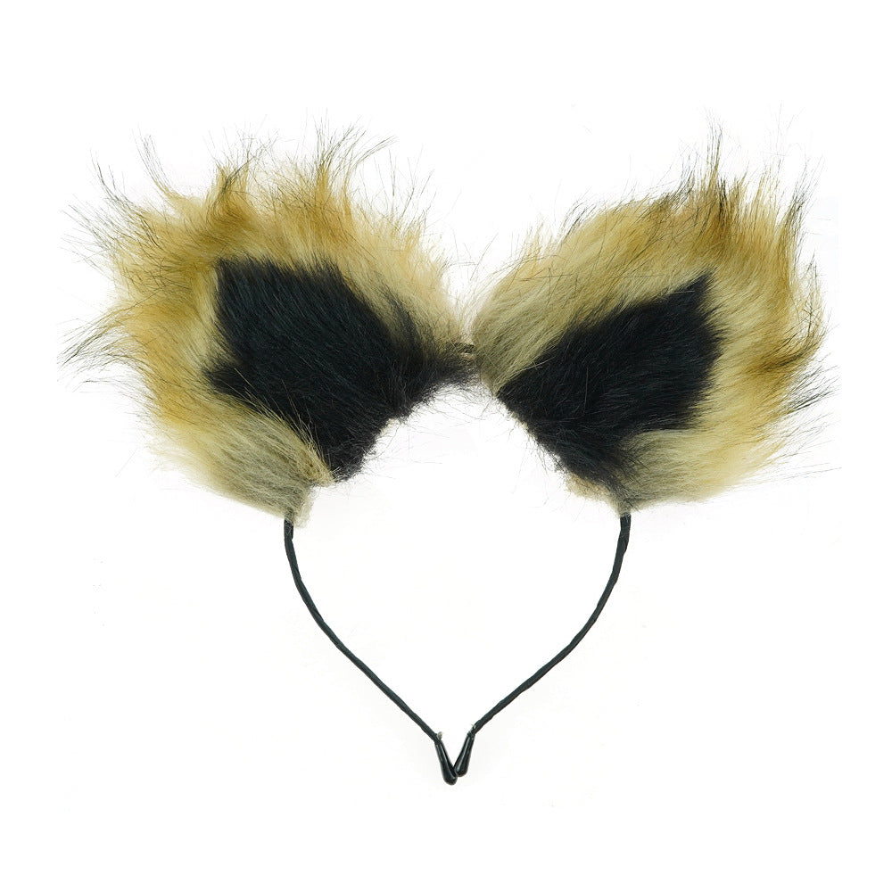 Ensemble de plug anal en queue de renard avec oreilles