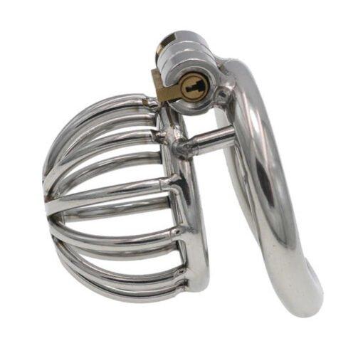 1 Inch Small Metal Chasity Cage Breathable - Locked Men Club