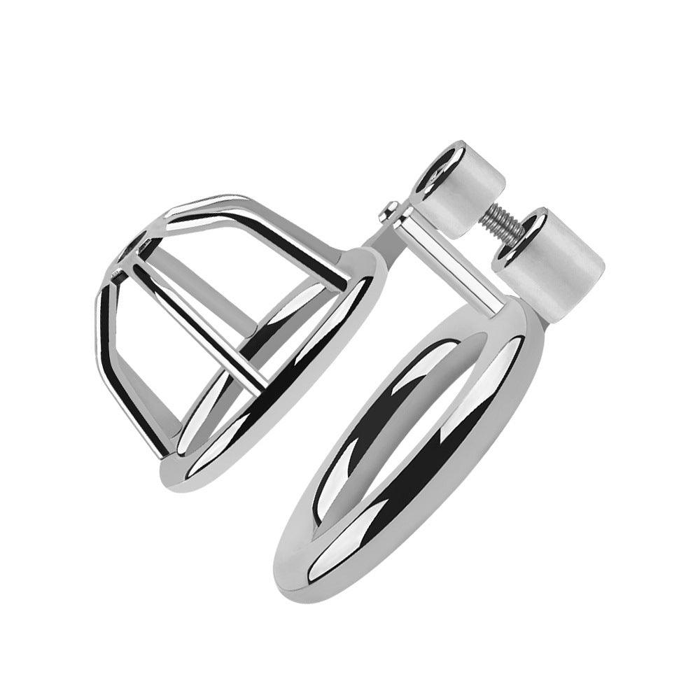1 Inch Small Metal Chasity Cage -Hexagonal lock - Locked Men Club