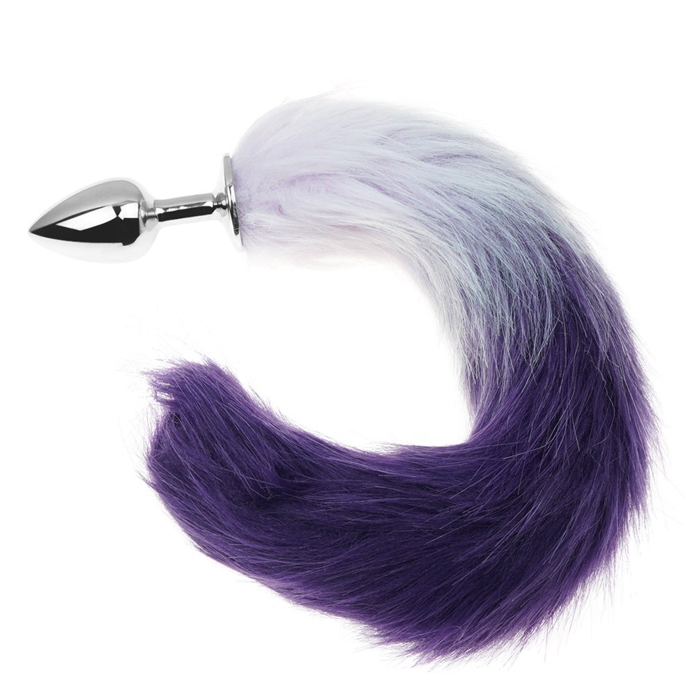 Plug anal queue de renard - violet