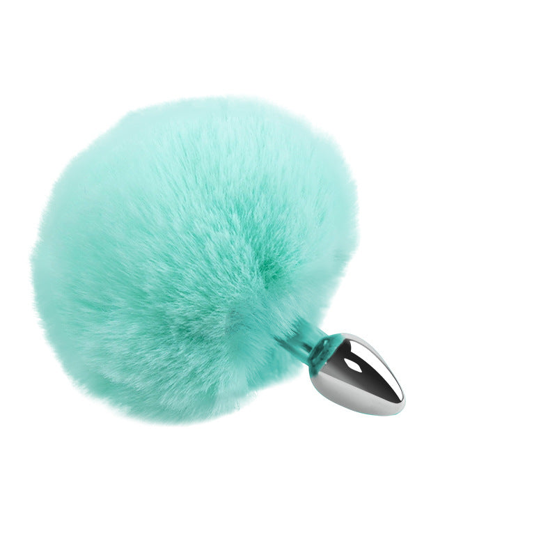 Plug anal en forme de queue de lapin - Vert clair