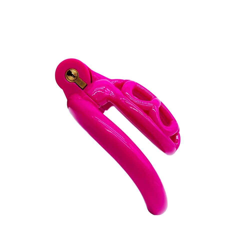Cage de chasteté plate Frrk - Rose