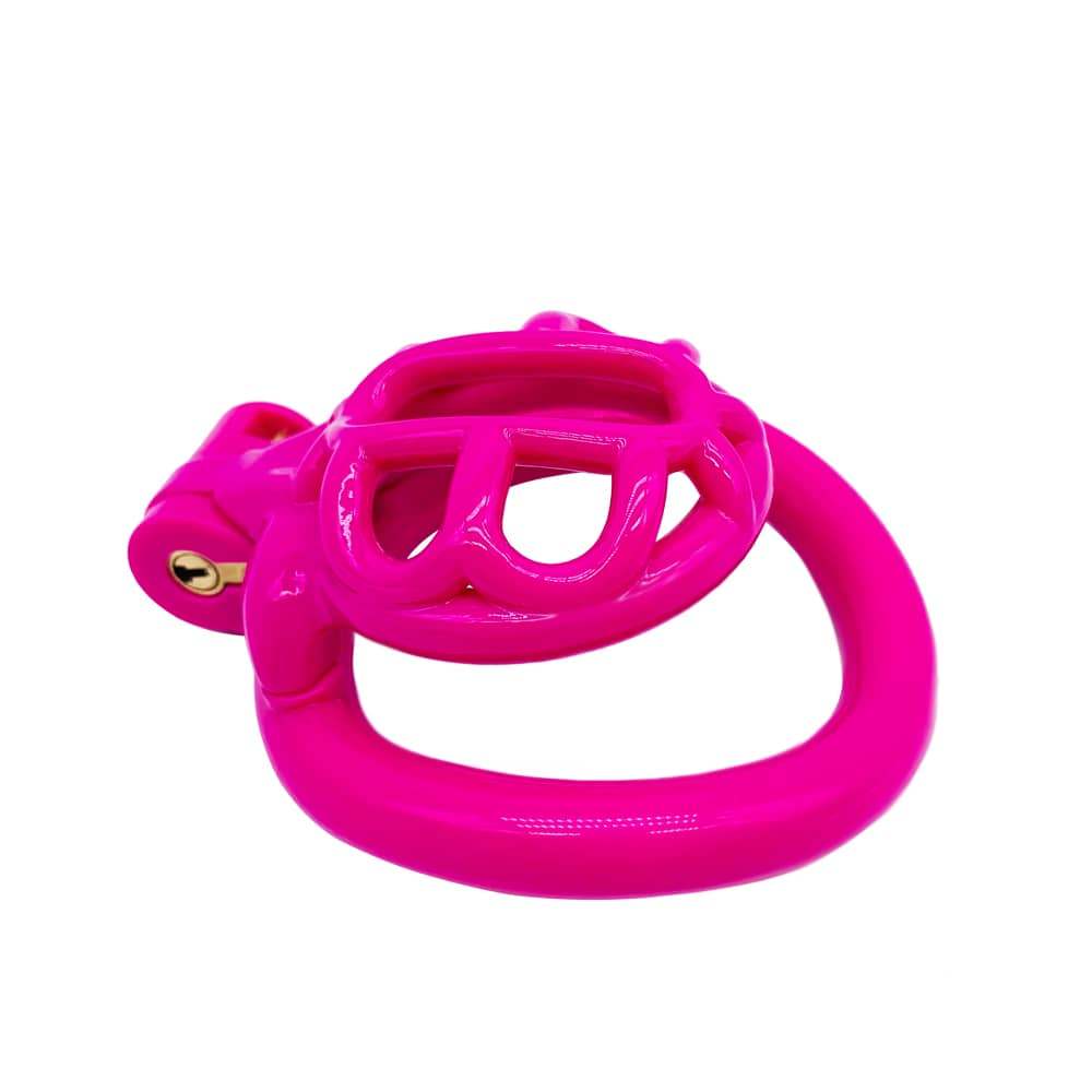 Cage de chasteté plate Frrk - Rose