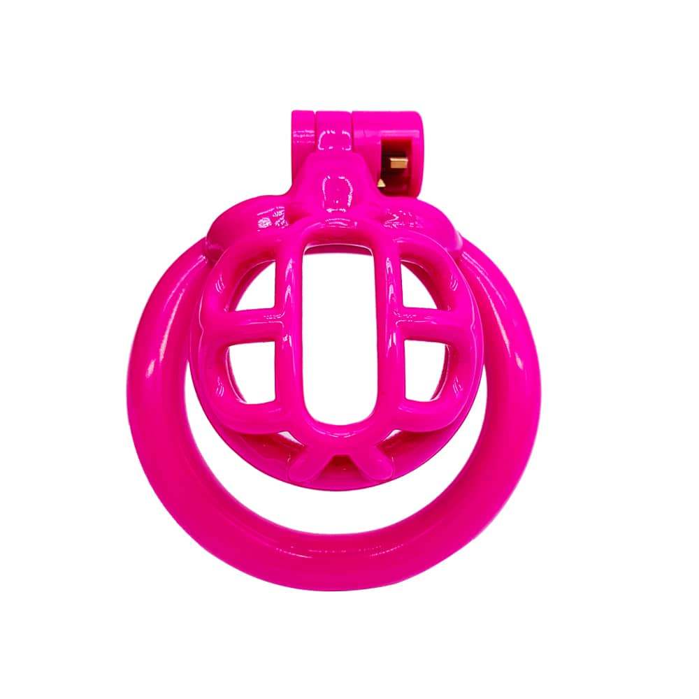 Cage de chasteté plate Frrk - Rose
