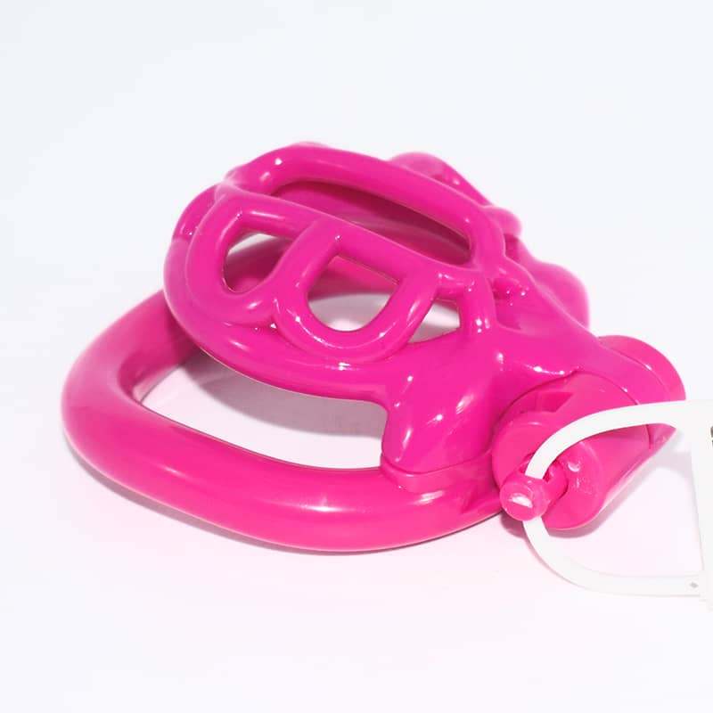 Cage de chasteté plate Frrk - Rose