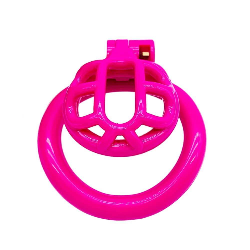 Cage de chasteté plate Frrk - Rose
