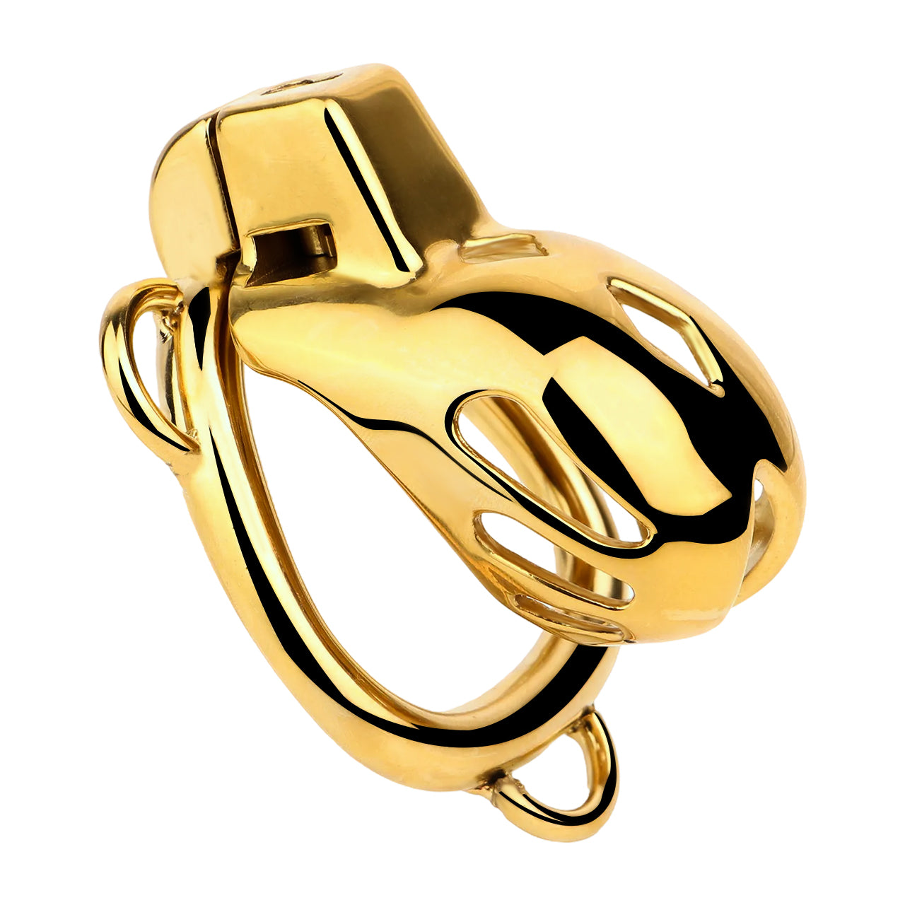 "Durable cobra chastity cage tailored for cock chastity and permanent chastity wear."