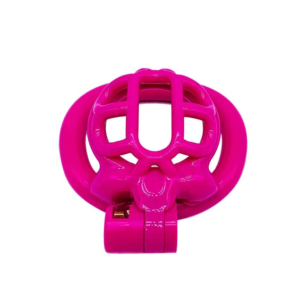 Cage de chasteté plate Frrk - Rose