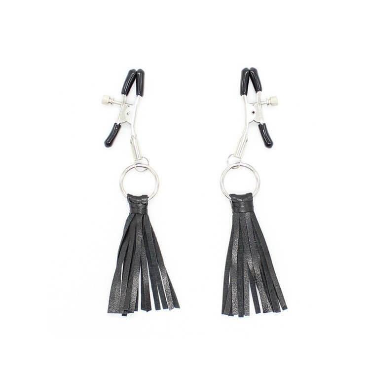 Adjustable Metal Nipple Clamps Non-Piercing Adjustable -Black - Locked Men Club