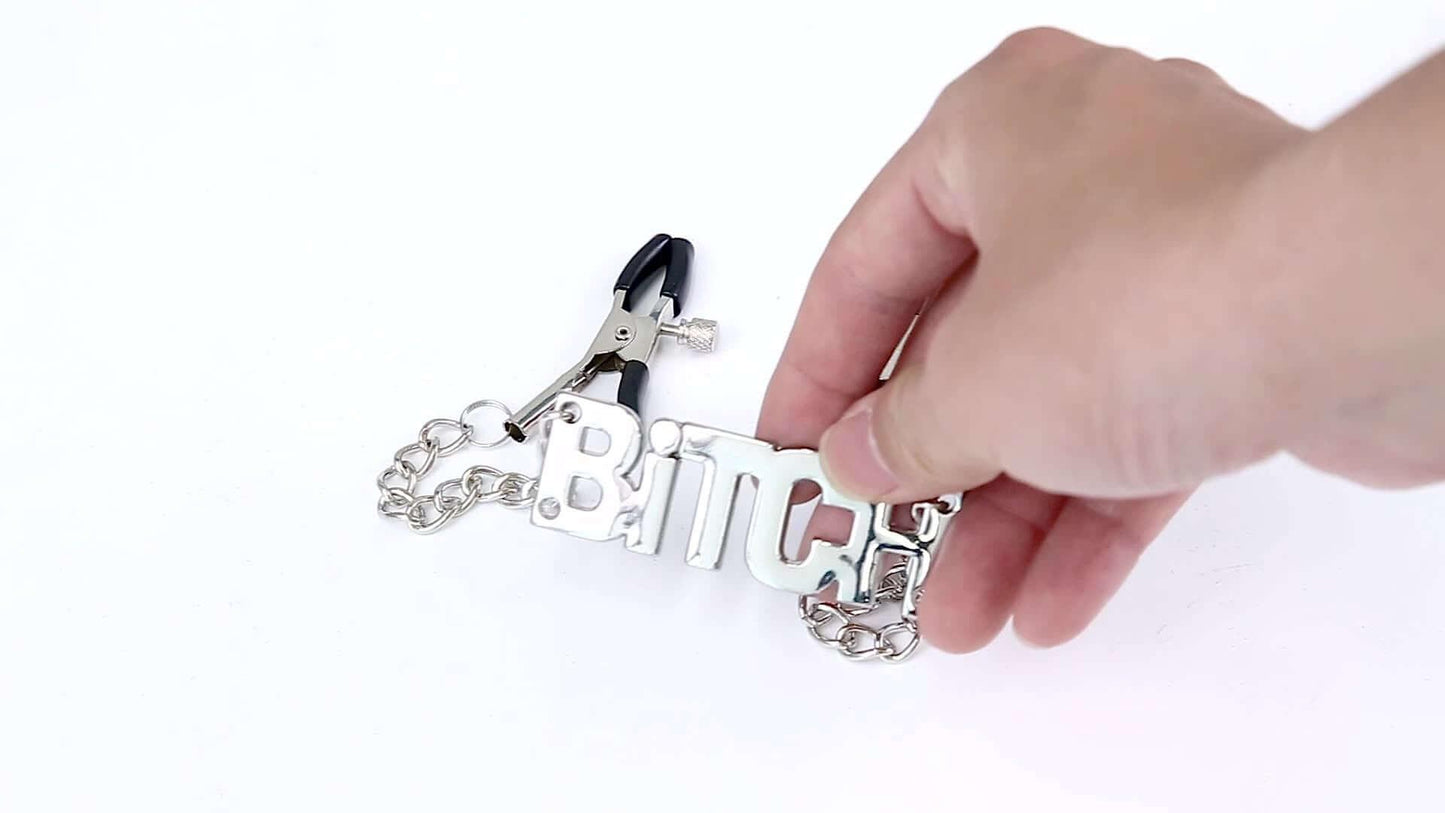 Metal Nipple Clamps Adjustable - Locked Men Club