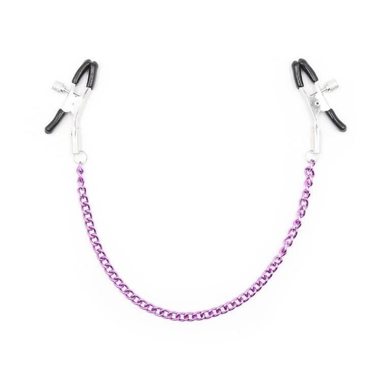 Adjustable Metal Nipple Clamps Non-Piercing Adjustable -Silver - Locked Men Club