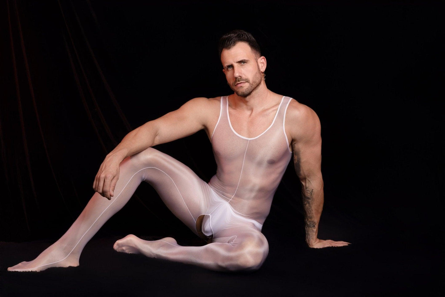 Sissy Singlet, See-Through Lingerie, Gay Men’s Leotard, Lycra Lingerie, Transparent Singlet, Gay Kink Clothing, Sissy Lingerie Set, Gay Singlet, Lycra Singlet for Men, See-Through Lingerie for Gay Men, Sissy Clothing, Transparent Leotard, Lycra Leotard fo