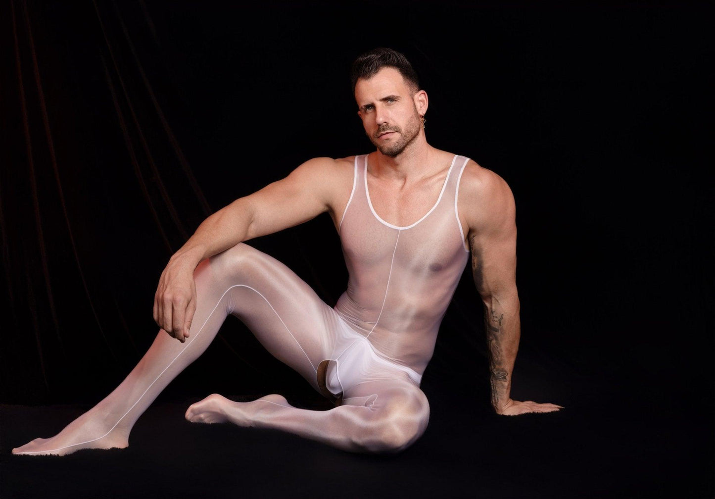Sissy Singlet, See-Through Lingerie, Gay Men’s Leotard, Lycra Lingerie, Transparent Singlet, Gay Kink Clothing, Sissy Lingerie Set, Gay Singlet, Lycra Singlet for Men, See-Through Lingerie for Gay Men, Sissy Clothing, Transparent Leotard, Lycra Leotard fo