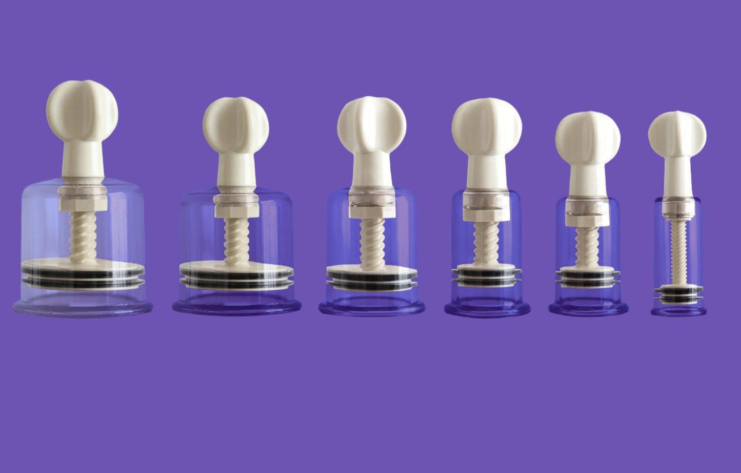 Nipple Suckers Nipple Puller, Silicone Nipple Pump Pair - Locked Men Club