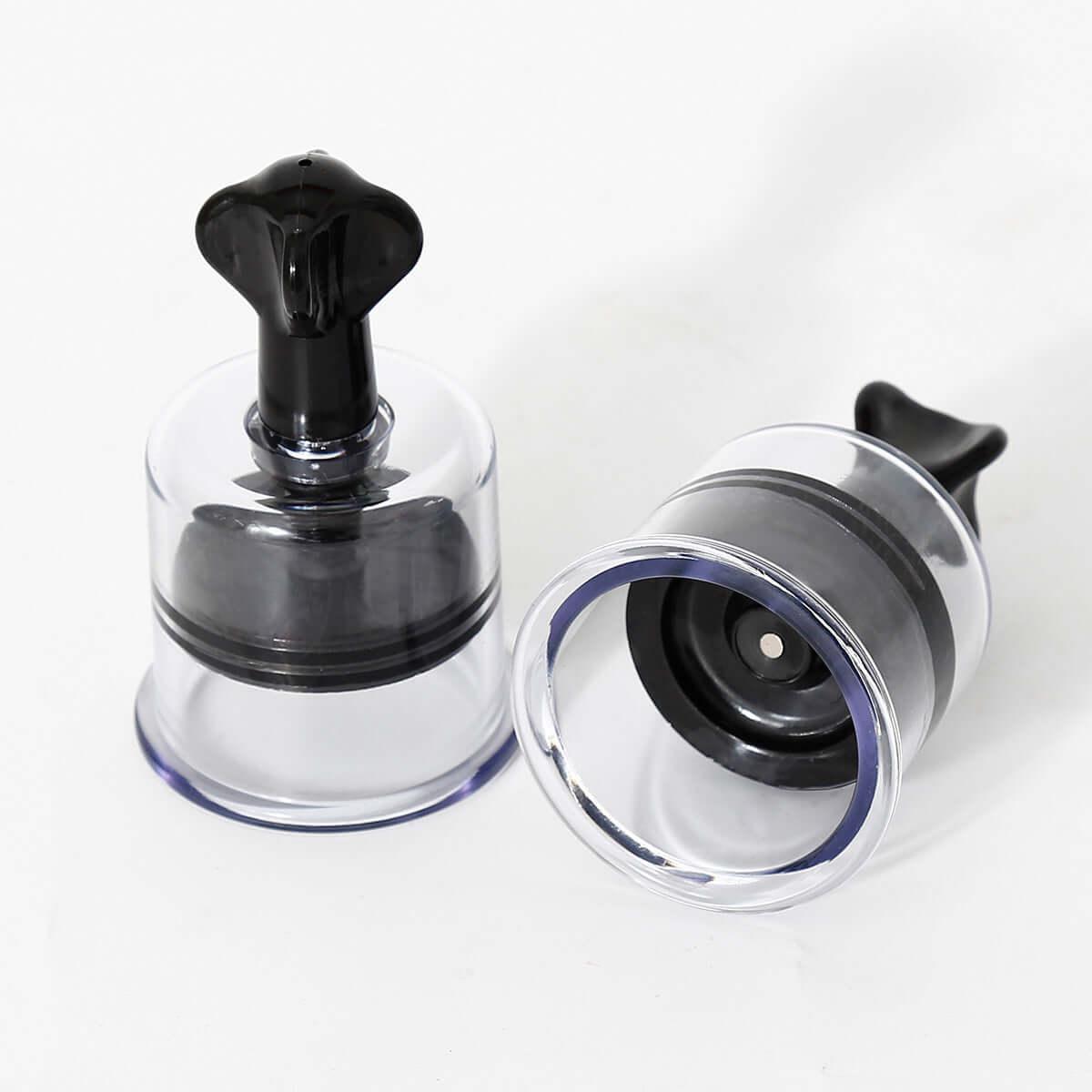 Nipple Suckers Nipple Puller, Silicone Nipple Pump Pair -Black - Locked Men Club