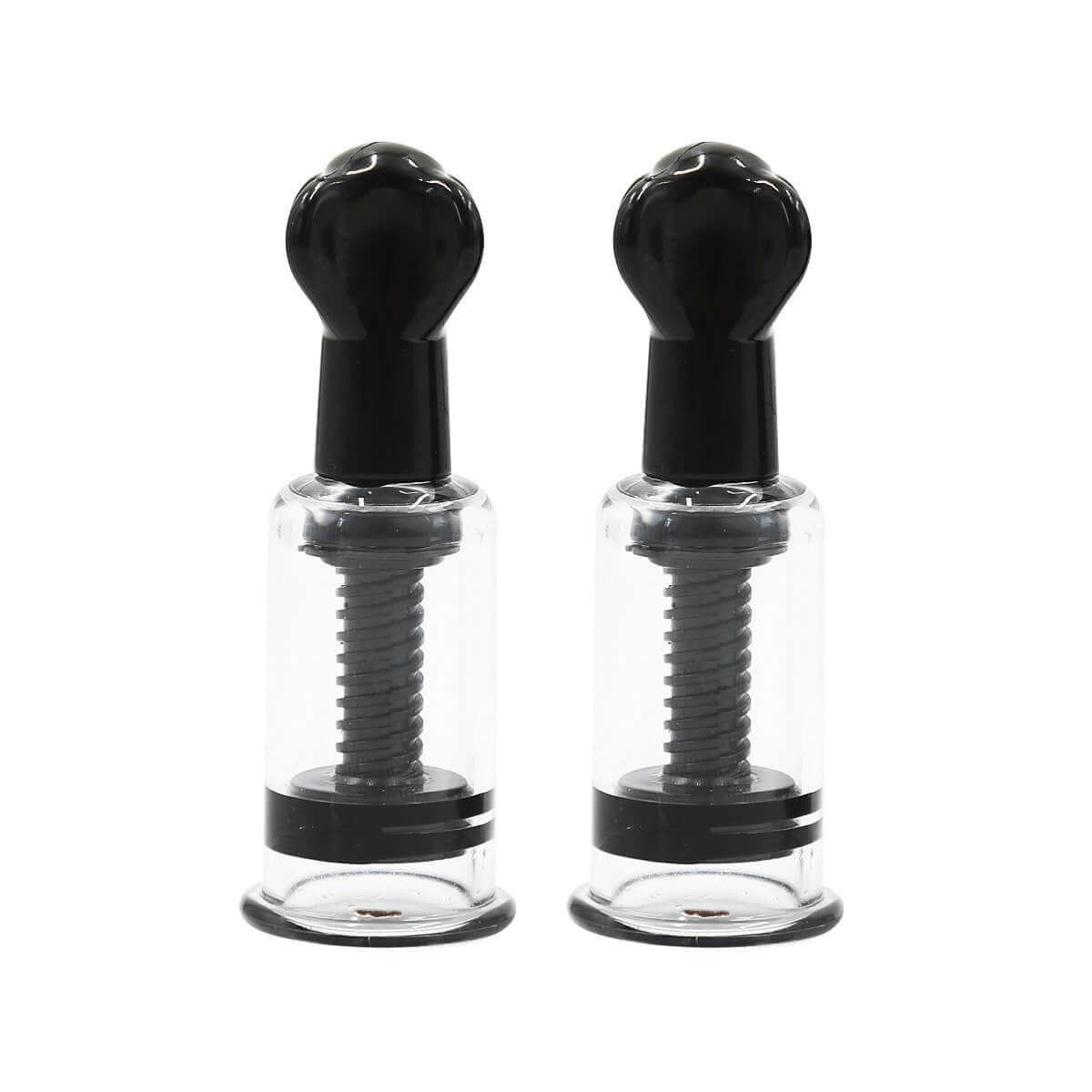 Nipple Suckers Nipple Puller, Silicone Nipple Pump Pair -Black - Locked Men Club