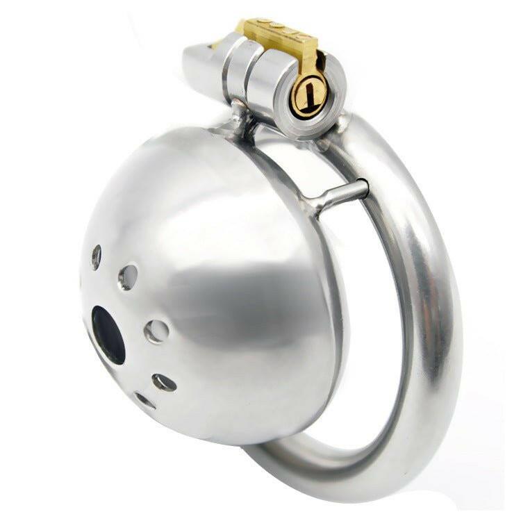 1 Inch Small Stainless Steel Chasity Cage - Locked Men Club