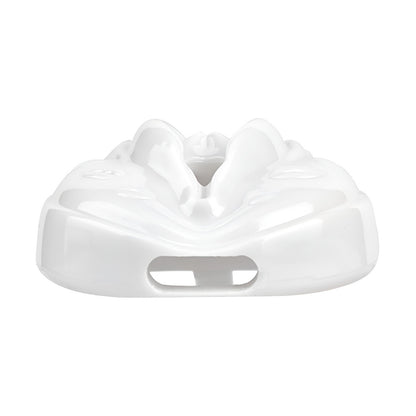 Vagina-Shaped Flat Chastity Cage - White