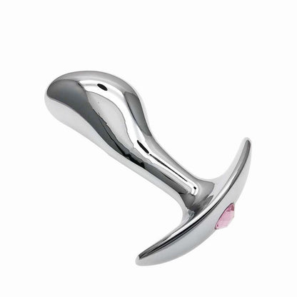 Metal anal plug, stainless steel butt plug, butt spreader, anal toys, metal butt plug, anal stimulation, butt plug for beginners, large anal plug, anal training, anal play, prostate massager, heavy butt plug, erotic anal toys, BDSM anal play, kinky butt p