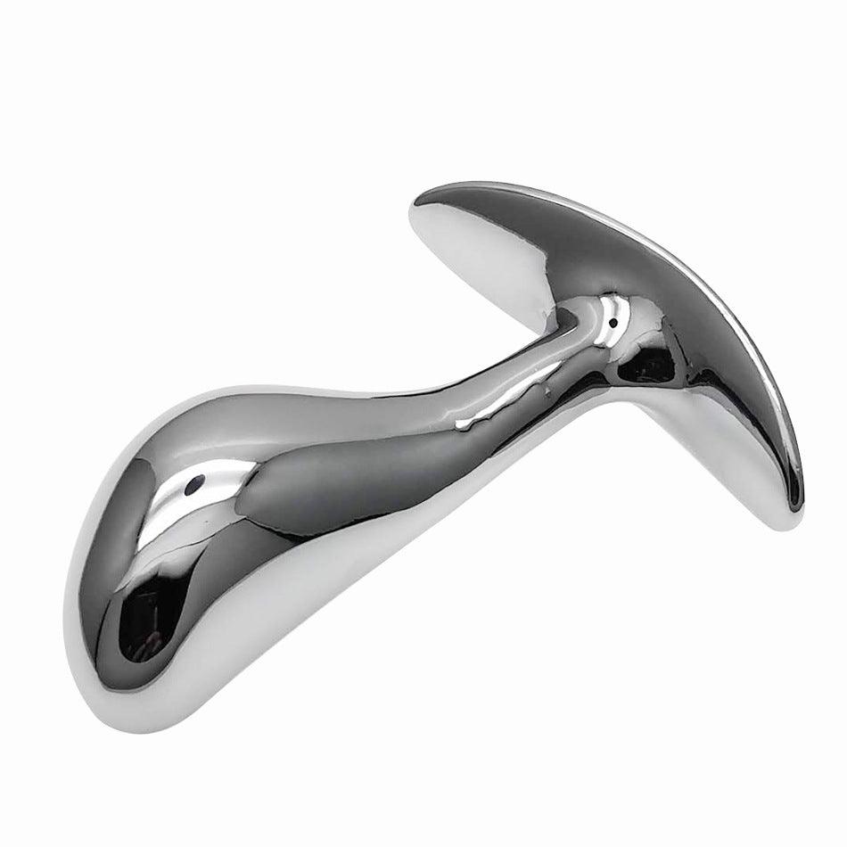 Metal anal plug, stainless steel butt plug, butt spreader, anal toys, metal butt plug, anal stimulation, butt plug for beginners, large anal plug, anal training, anal play, prostate massager, heavy butt plug, erotic anal toys, BDSM anal play, kinky butt p