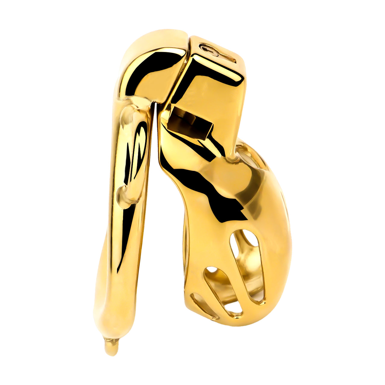 "Breathable metal chastity cage crafted for chastity husband and gay chastity play."