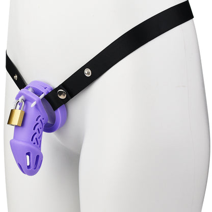 Silicone Chastity Cage - Purple