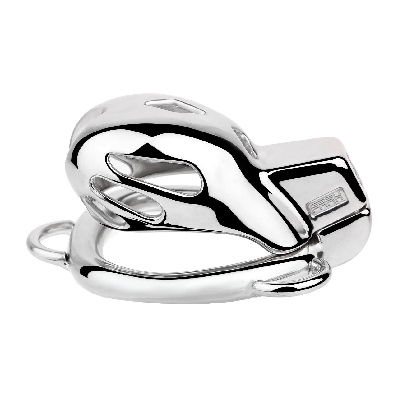 "Secure metal chastity cage tailored for chastity training and permanent chastity roles."