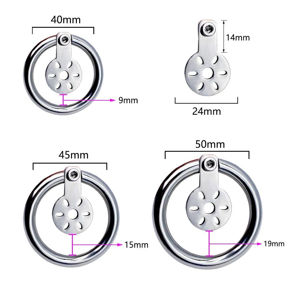 Male metal chastity cages, BDSM gear, male chastity devices, penis cage, lockable chastity cage, gay BDSM, bondage and discipline, chastity play, metal cock cage, kinky sex toys, metal plastic erotic flat inverted cage, submissive play, chastity sub dom,