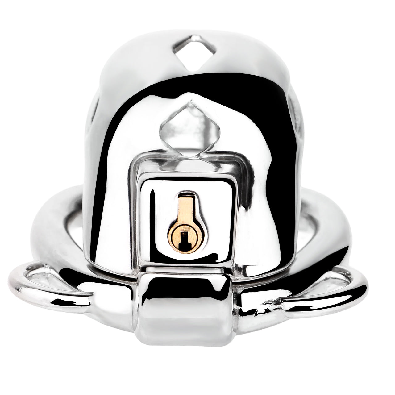 "Compact cobra chastity cage perfect for chastity slave and male chastity devices."