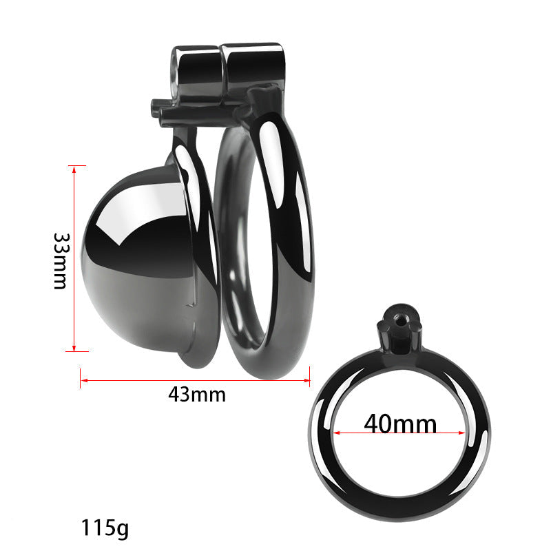 "Secure small chastity cage crafted for male chastity devices and chastity tease dynamics."