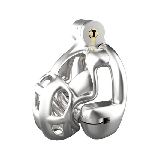 Metal Chastity Cage, Chastity Cage for Men, Metal Chastity Cage, Discreet, Long-Term Wear Chastity Cage, Comfortable Metal Chastity Cage, submissive play, dom sub play, BDSM Cock Cage, Gay Sex Toys, Male Submission Toys, Gay Chastity Locks, BDSM