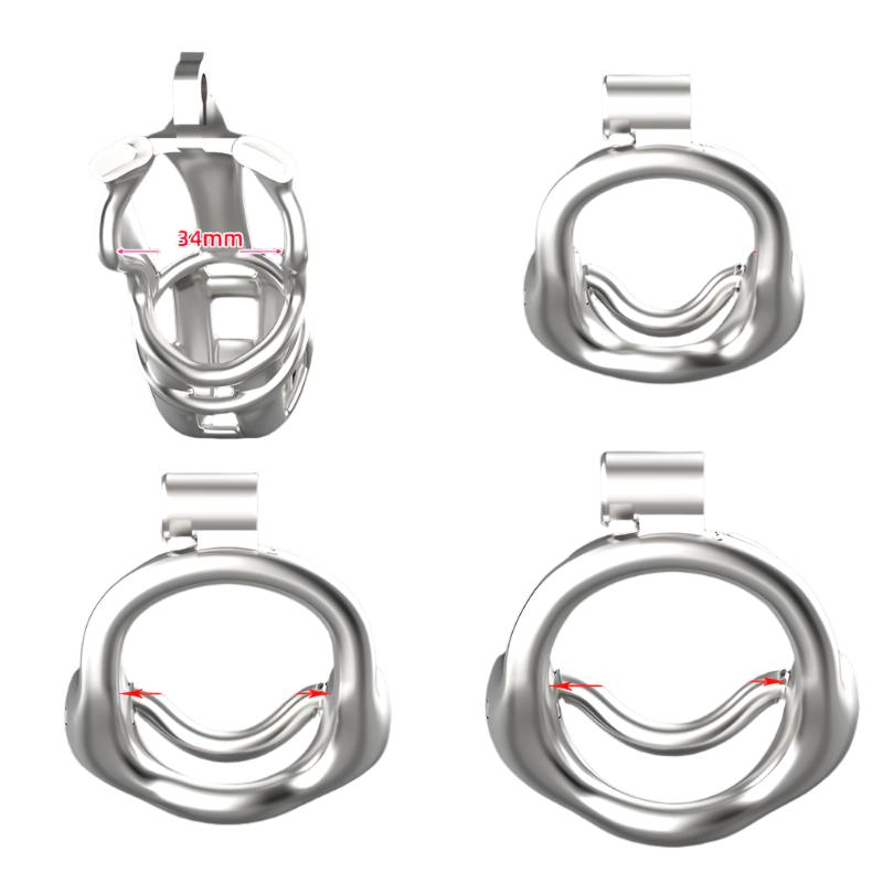 Metal Chastity Cage, Chastity Cage for Men, Metal Chastity Cage, Discreet, Long-Term Wear Chastity Cage, Comfortable Metal Chastity Cage, submissive play, dom sub play, BDSM Cock Cage, Gay Sex Toys, Male Submission Toys, Gay Chastity Locks, BDSM