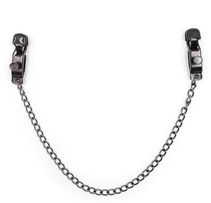 Adjustable Metal Nipple Clamps Non-Piercing Adjustable -Black - Locked Men Club