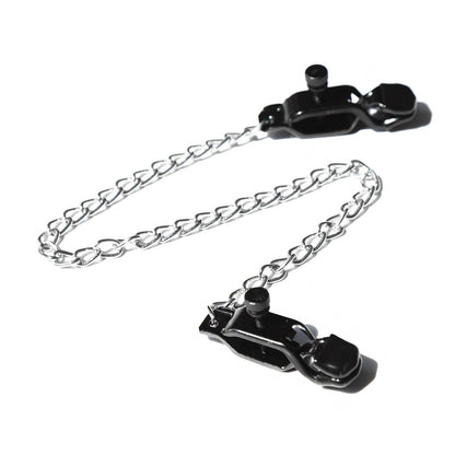 Adjustable Metal Nipple Clamps Non-Piercing Adjustable -Black - Locked Men Club