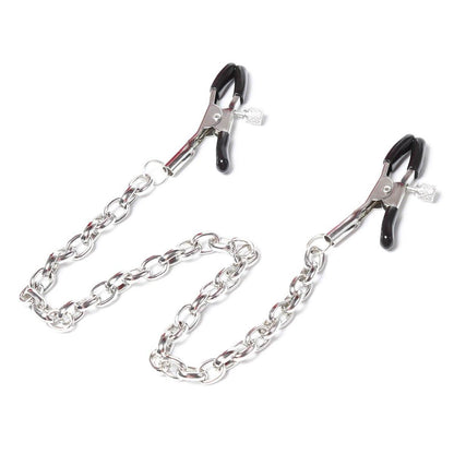Adjustable Metal Nipple Clamps Non-Piercing Adjustable -Silver - Locked Men Club