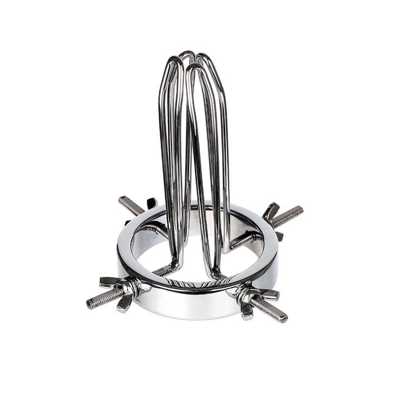 Adjustable Stainless Steel Anal Spreader; Rectal Dilators - Locked Men Club