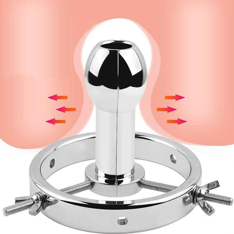 Adjustable Stainless Steel Anal Spreader: Versatile; Rectal Dilators - Locked Men Club