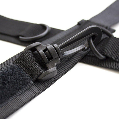 Close-up of BDSM cuff clasp