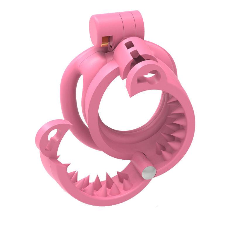 Double Lock Spiked Resin Chastity Cage - Locked Men Club